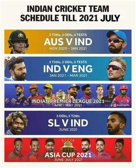 upcoming india cricket match schedule 2021